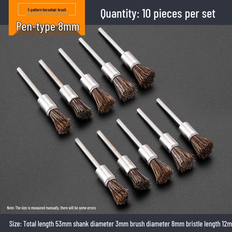 Electric Grinder Steel Wire Brush Polishing Head for Rust Removal and Walnut Polishing