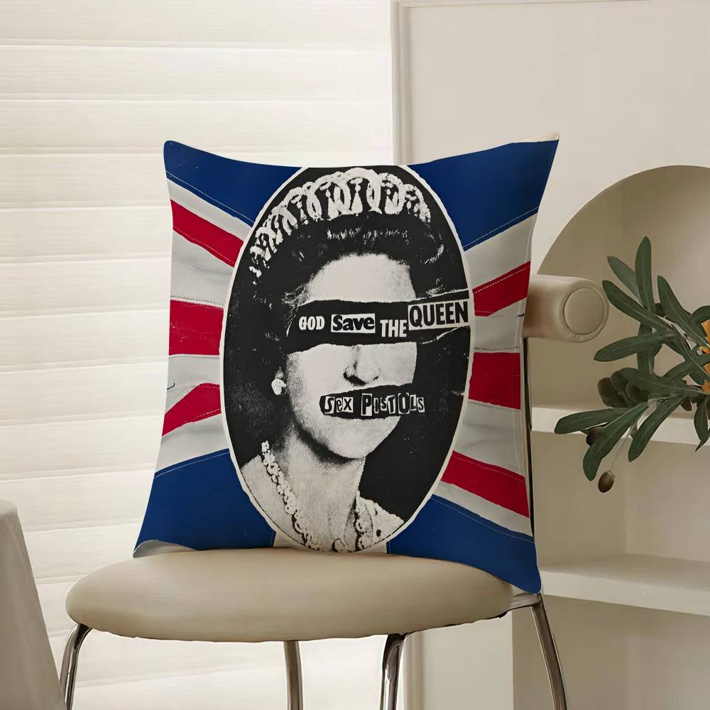 The Queen Fashionable And Luxurious Design Pillow Case Comfort Sofa Bed Silky elegant Invisible zipper Decorative cushion cover