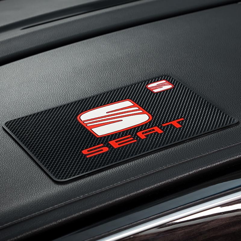 Автомобильный противоскользящий коврик Держатель для телефона Противоскользящий коврик Автостайлинг Для SEAT Leon FR Altea Ibiza Toledo Cordoba Alhambra Arona Exeo