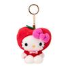 Sanrio Держатель для талисмана Hello Kitty Возраст 6 и 383881 (Фруктовый дизайн) Боа, Вверх,