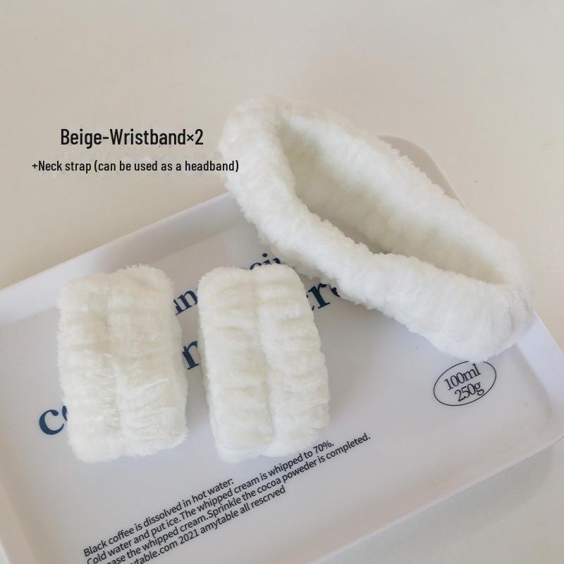 2025 г. Очаровательная повязка на голову в виде ананаса и набор нескользящих повязок для волос для женщин — набор из 3 предметов для мытья и укладки с браслетом