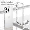 Ultra-Thin Lightweight Metal Frame iPhone 16/15 Pro Case with Seahorse Buckle Design and Heat Dissipation