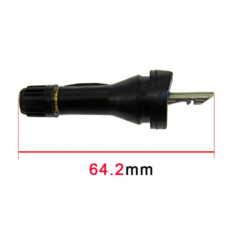 1 шт. Клапан датчика давления в шинах Резиновый ниппель для углового клапана Buick Контроль давления в шинах TPMS Клапан для накачивания