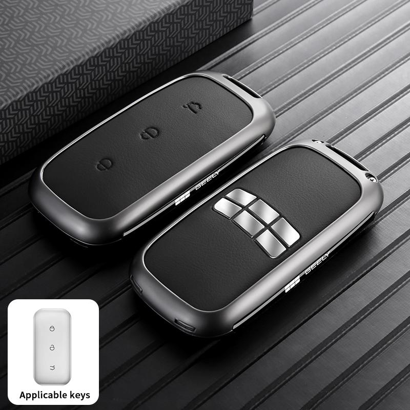 Car Key Cover for Geely EX5 Key Fob Case Premium Zinc Alloy Full Protection Shockproof Starray EM-i E.MAS 7 Car Accessories