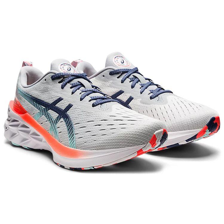 Asics Мужские кроссовки Novablast 2 Celebration of Sport Pack Grey Glacier-Grey Thunder-Blue 1011B306-960