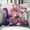 DDoki DDoki Литературный Клуб наволочка Подарки на День Рождения Юбилей Двусторонняя Печать Наволочка на Подушку с Молнией