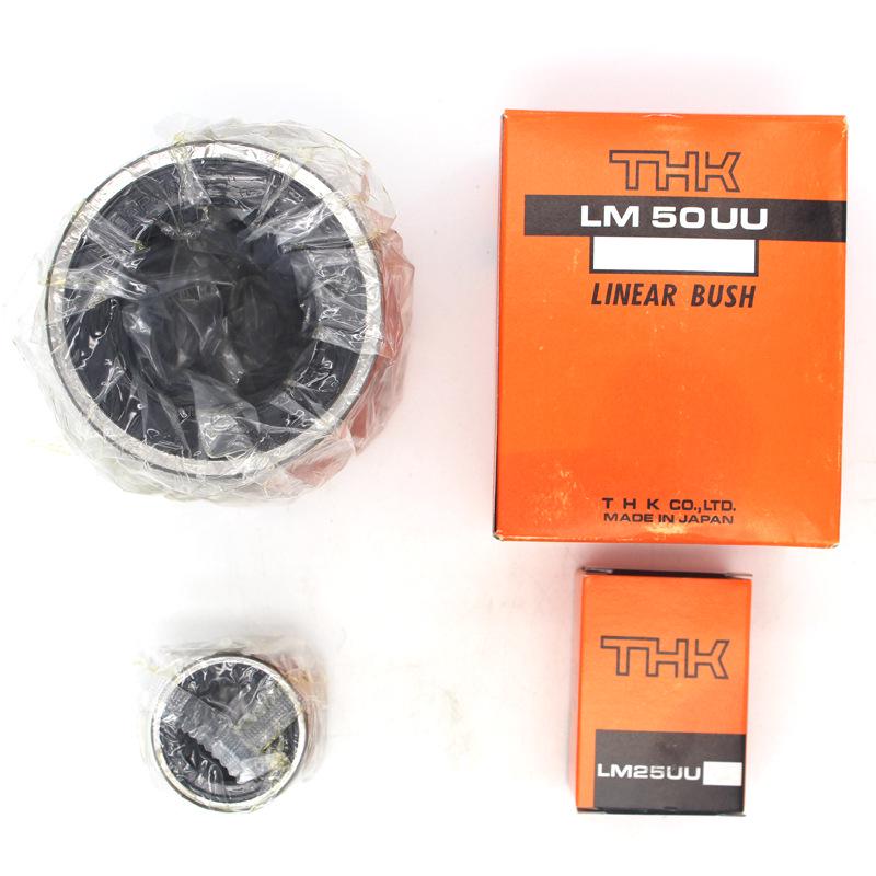 THK LMK10LUU, LM12LUU, LM20UU-OP, LM30-AJ Linear Bearings and Open Bushings