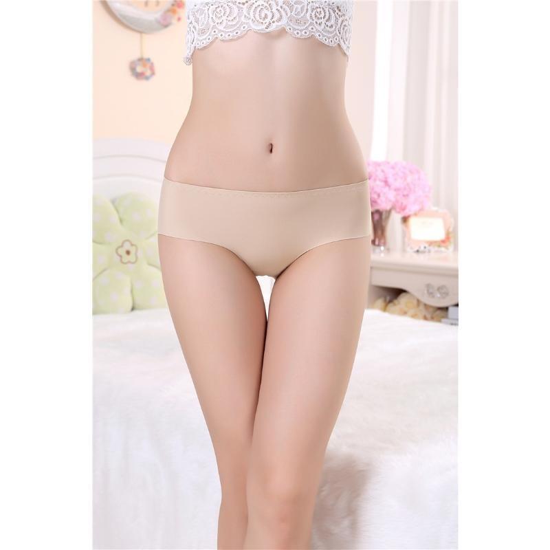 Summer New Women's Panties Ice Silk Cool Refreshing Seamless Underwear Triangle Briefs