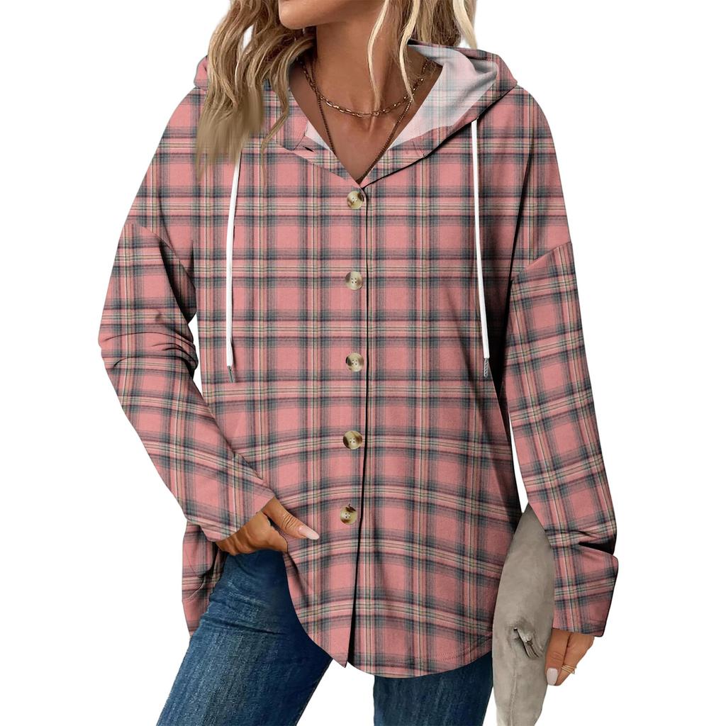 Женское модное повседневное пальто реглан с длинным рукавом и кулиской, винтажное пальто с капюшоном на пуговицах