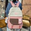 Студенческая школьная сумка в стиле кампуса, большой вместительный рюкзак для женщин, цветной рюкзак для девочек