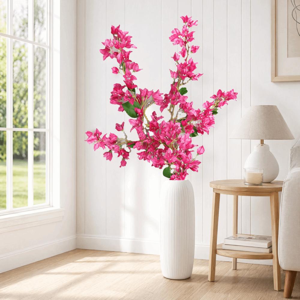 Silk Flowe Silk Artificial Bougainvillea Branches Party Tabletop Decorative Bouquet