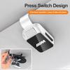 Car Press Switch Glasses Clip Case Sunglasses Bracket Storage For BMW M Performance F20 F40 F22 F30 E90 F32 F06 F07 F46 E60 M5  QQW1