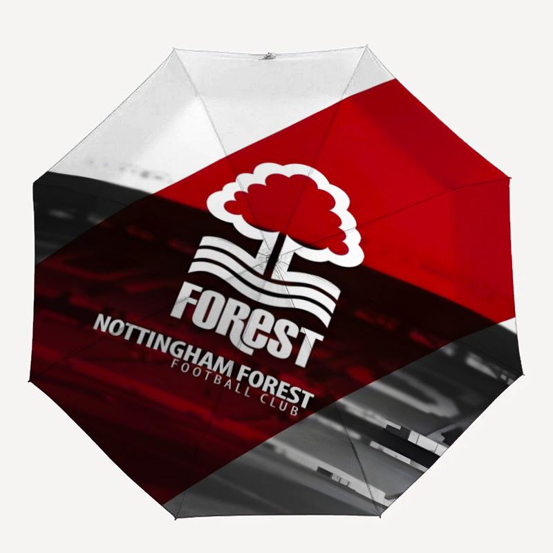 1pc Forest F.C Umbrella, Sun Protection, And UV Shielding. It Has Eight Sturdy Ribs for Outdoor Use And Perfect As a Holiday Gift