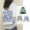 Multi-Purpose Print Backpack Women's Shoulder Bag Large Capacity Multi-Functional Anti-Theft Schoolbag
