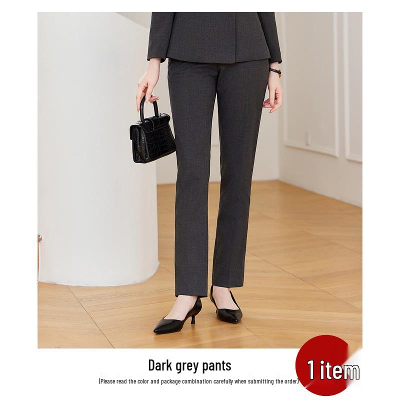 Женский приталенный формальный костюмный комплект 2024: Осень/Зима Деловая одежда