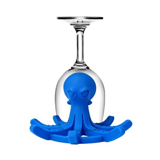 Octopus-Shaped Cup Drying Rack with 8-Arm Creative PLA Water Bottle Holder for Mugs Glasses Tumblers Space-Saving Countertop Organizer for