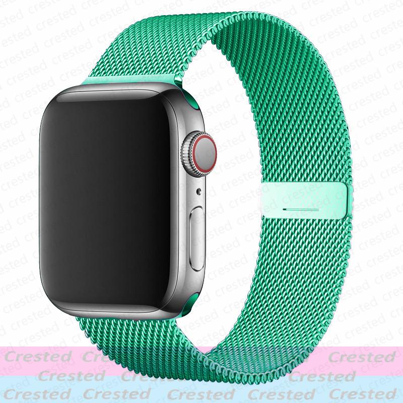 Миланская петля Ремешок Для Apple Watch Ремешок 44мм 40мм 45мм 41мм 49мм 42мм 38мм correa bracelet iWatch серия 3 6 se 7 8 9 5 ultra 2