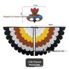 Children's Phoenix & Peacock Feather Wings and Mask Set for Halloween Performance