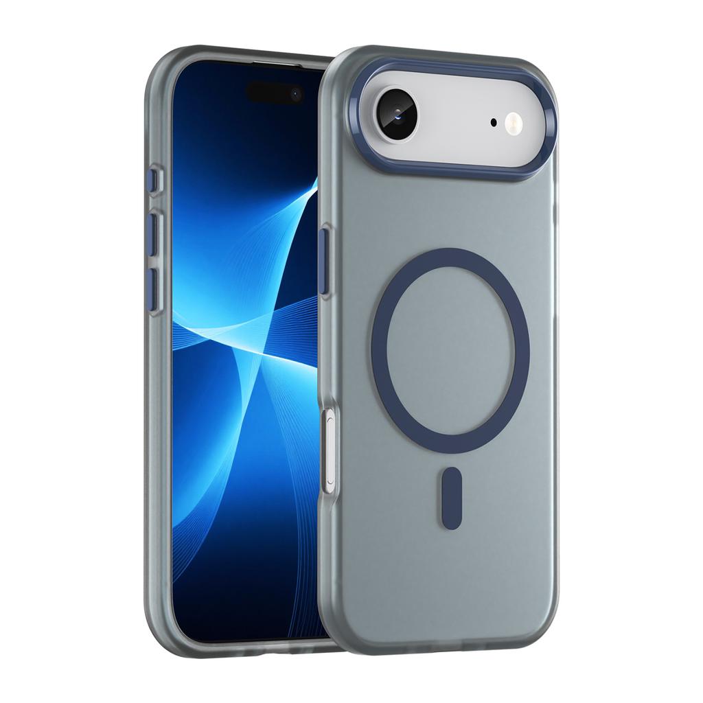 Etui case na iPhone 17 Air Magnetic Abrasive MagSafe - matowe niebieskie