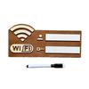 Vintage Rustic Wooden WiFi Password Plaque Wall Mounted Sign for Rental House Airbnb Coffee Shop Office Decor