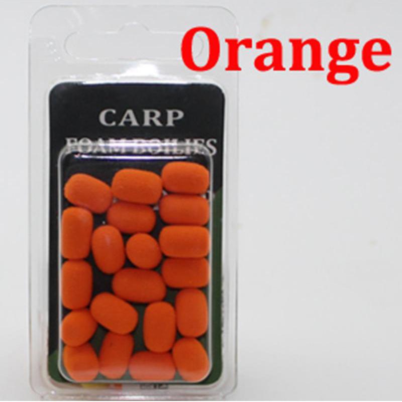 20 шт., цилиндр, приманка для ловли карпа, пена, всплывающие карповые бойлы, приманка для волос, искусственная приманка для поп-корна, метод кормушки для ловли карпа