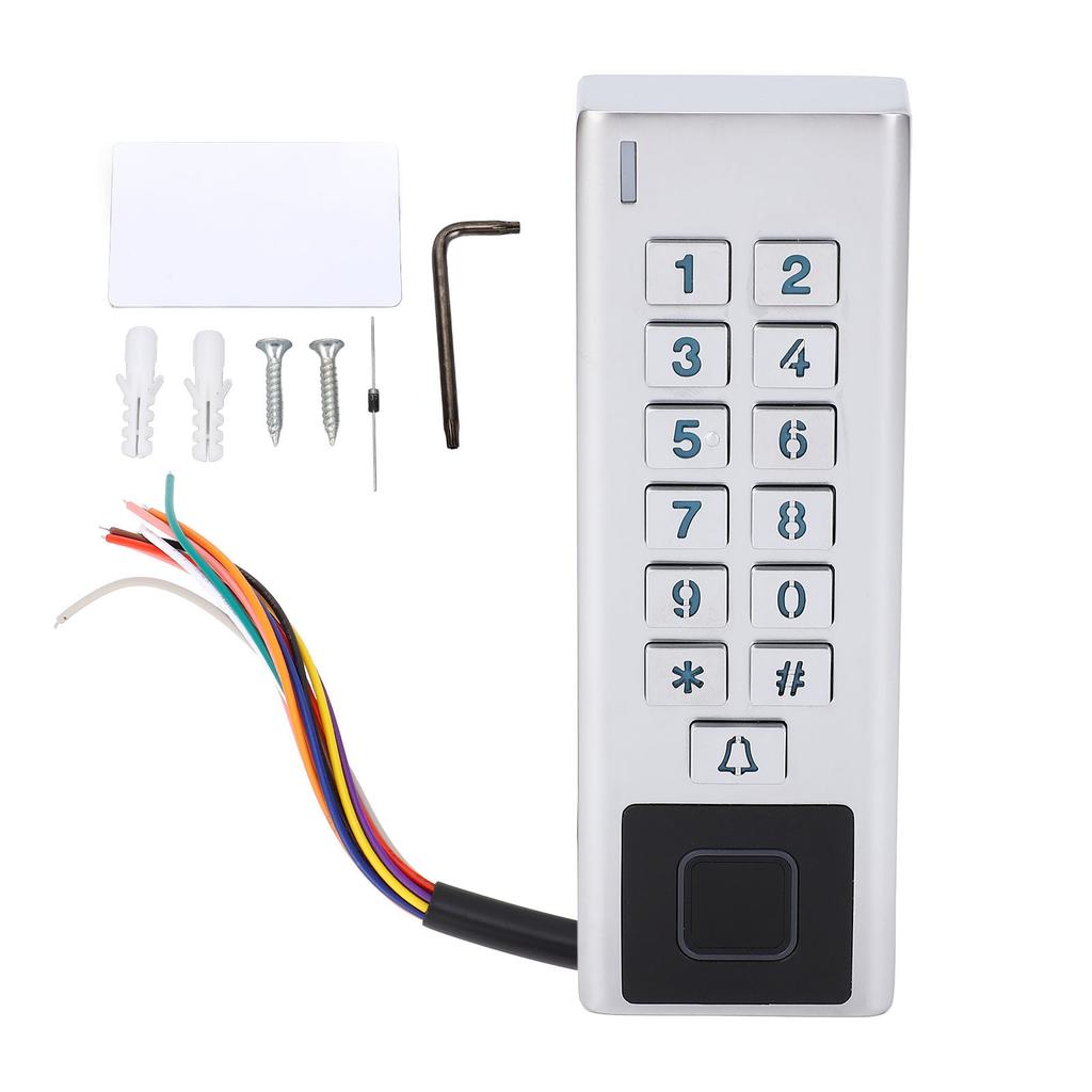 Door Access Control System IP66 Waterproof Fingerprint Password for TUYA APP ID Card 10000 User Security Access Control