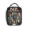 Mass Effect Citadel Spectre Product Insulated Lunch Bag For Outdoor Food Storage Bag Portable Cooler Thermal Lunch Boxes