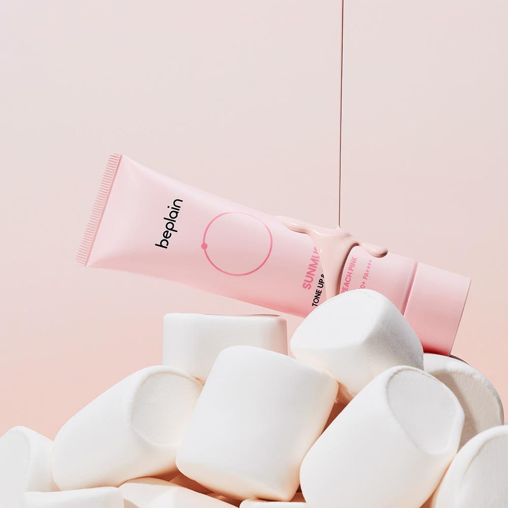 beplain Sunmuse Tone Up & Correcting Sunscreen Peach Pink SPF50+ PA++++ Radiance Base 50ml