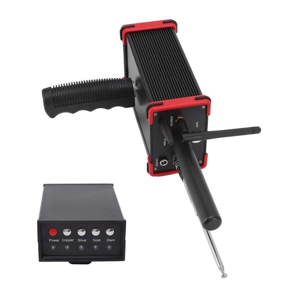 1000 Meters Range Metal Locator Underground 15m Depth Red Metal Detection Finder for Treasures US