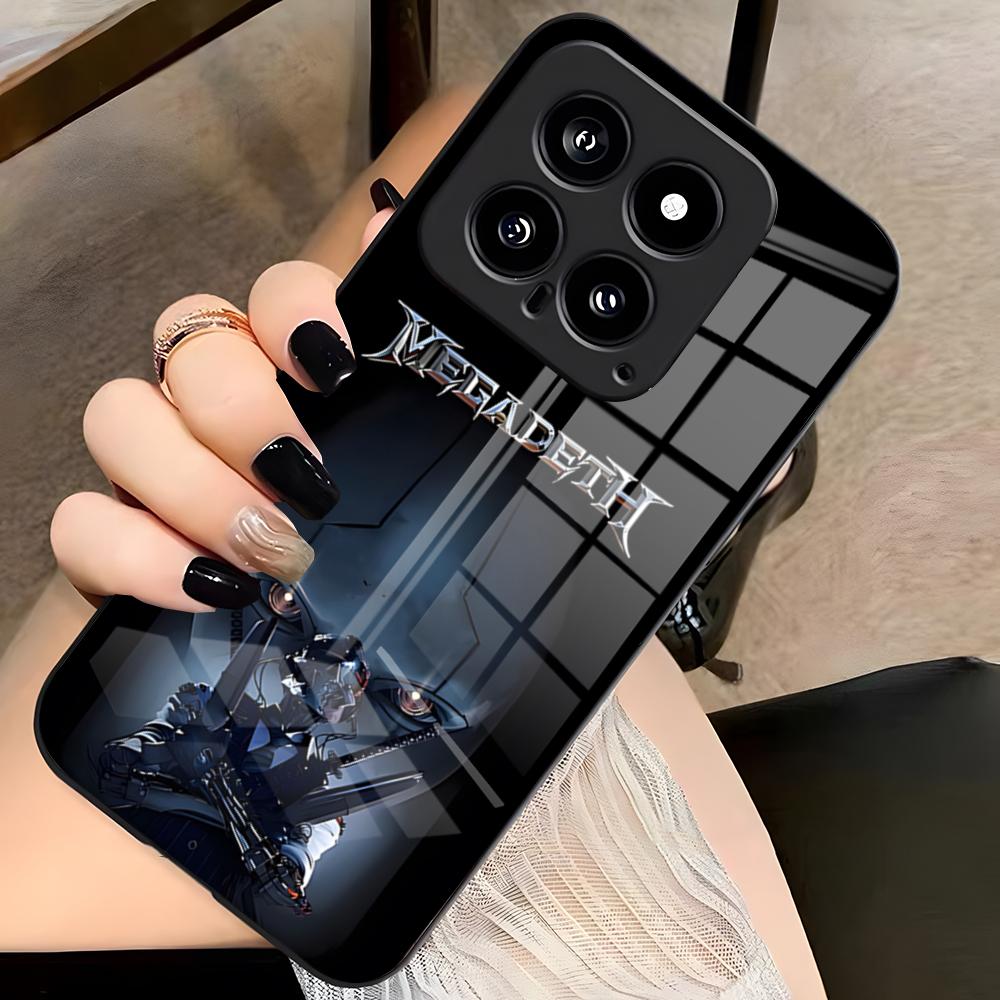 M-MegadethS Rust In Peace Phone Case For Xiaomi 15 Redmi Note 14 13 12 11 T Lite Ultra Pro ProPlus 12 10 C 5G Glass Cover