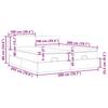Ottoman Bed with Mattress Black 200x200 cm Velvet