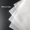 50Pcs Frosted Matte Clothing Packaging Reusable Zipper Bag Storage Bag  Cosmetic Storage