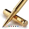 Scriveiner Rollerball Pen Finest 24K Gold Finish Schmidt Ink with Refill Wonderful Gift Set Perfect for Executive Offices Gold Rollerball Pen Stunning