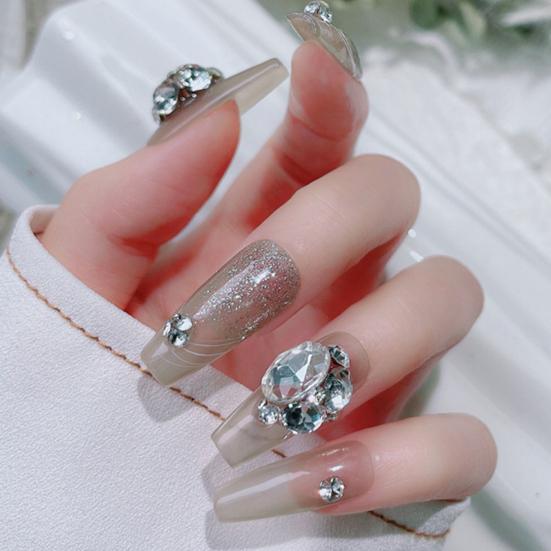 Изысканные стразы для ногтей, прозрачные, не выцветающие, декоративные