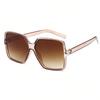 Brand Designer Fashion Oversized Sunglasses Women Plastic Female Big Frame Gradient Sun Glasses Uv400