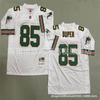Mens Vintage NFL-Style Embroidered Football Jersey Dolphin Team 13 Orange Black White Cotton Training Shirt