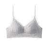 Triangle cup, sexy lace underwear, women's small breasts without steel rings, light and simple, beautiful back,comfortable bra gathered without traces