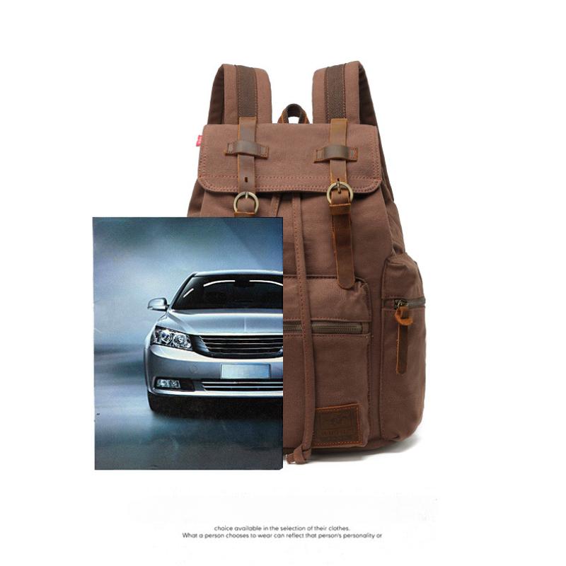 Мужской рюкзак в европейском и американском стиле в стиле ретро, ​​новая холщовая сумка на плечо, уличная дорожная сумка для компьютера, школьные ранцы для мальчиков, подарок на День отца