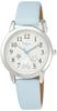 Field Work Analog Float Watch with Hologram Print and Leather for Girls Strap, KDS010-4, Blue,