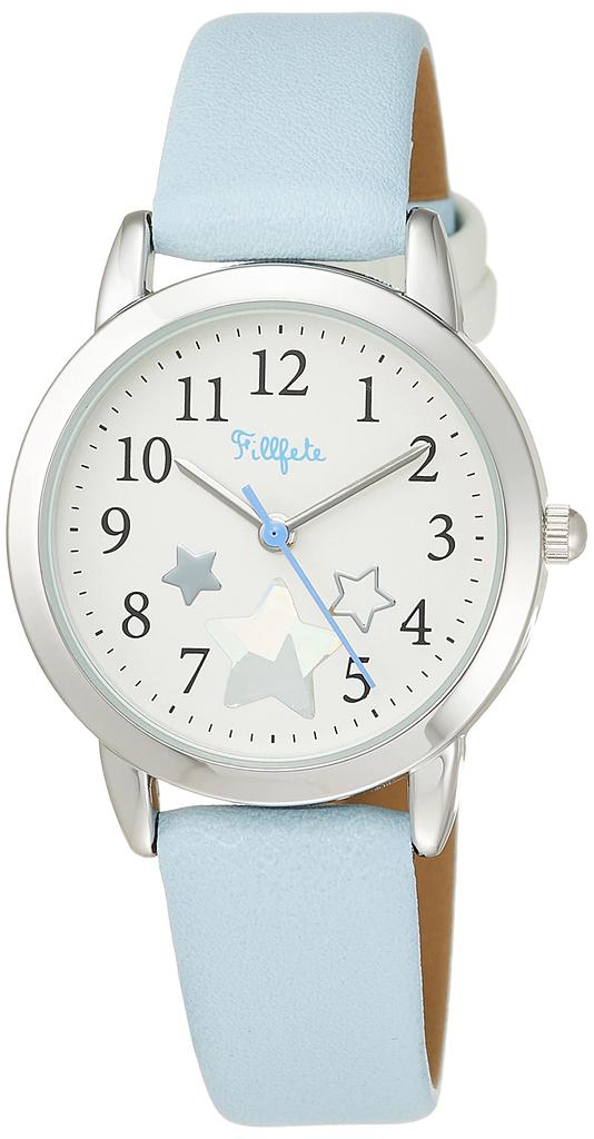 Field Work Analog Float Watch with Hologram Print and Leather for Girls Strap, KDS010-4, Blue,