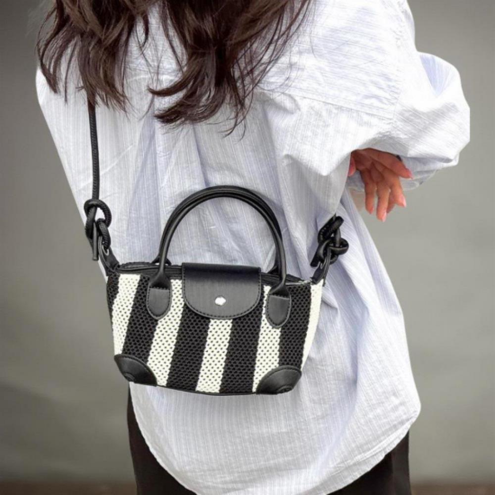 New Arrivals Open Run Knit Stripe Tote Bag Crossbody