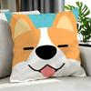 Cartoon CCorgied Cushion Cover Cushion Cover Set Pcs x x x Pillowcase Decorative Sofa Home Decor