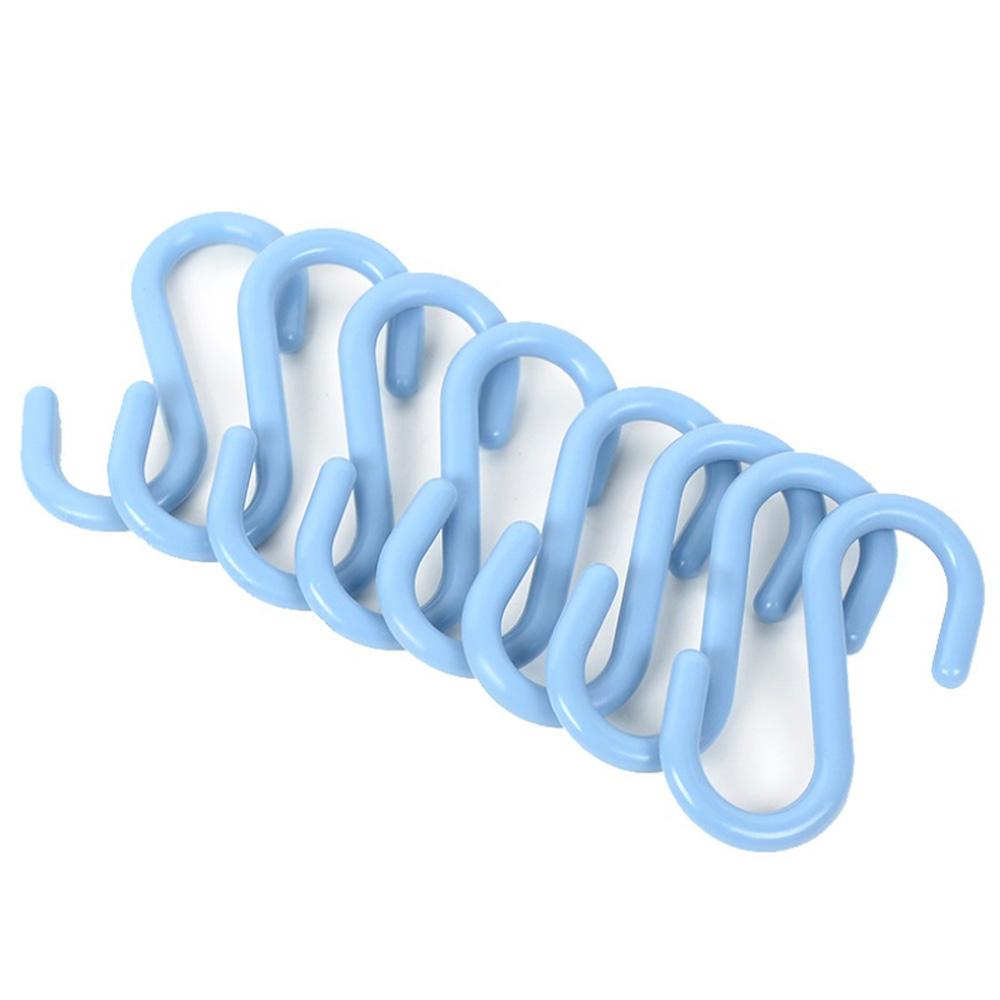 Plastic Bathroom Door Hanging Scarf Storage Rack Clothes Hanger S-Shaped Hook Key Holder Organizer