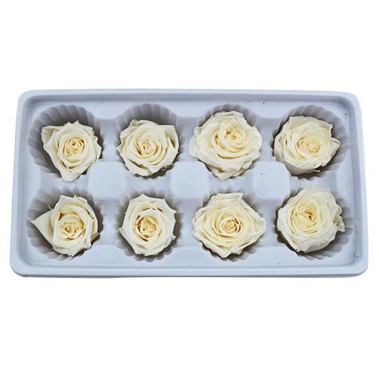 8 шт./коробка 4-5 см стабилизированный цветок бессмертная роза сделай сам Валентин свадьба праздничный подарок