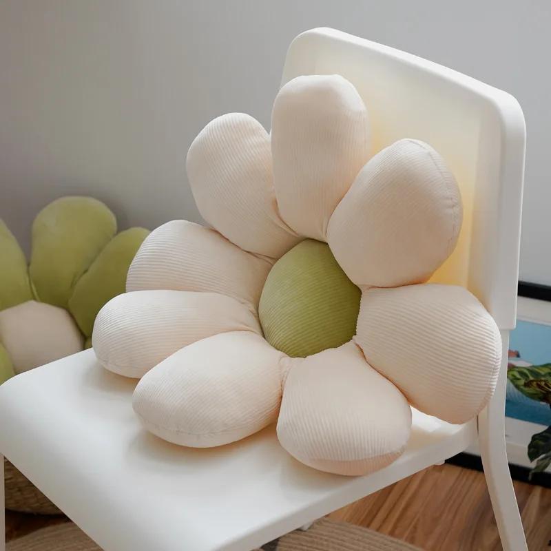 Модная подушка в виде цветка, мягкое кресло в скандинавском стиле, офисная, сидячая, милая, студенческая, для общежития, подушка для ягодиц, подушки, домашний декор
