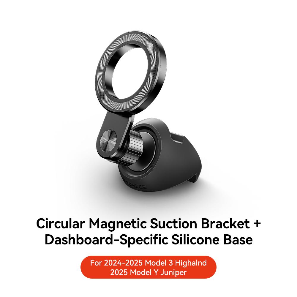 For Tesla Magnetic Car Phone Holder 2025 Model 3 Y Highland Juniper Air Vent Mount Car Bracket Stand 360 Degree Rotatable