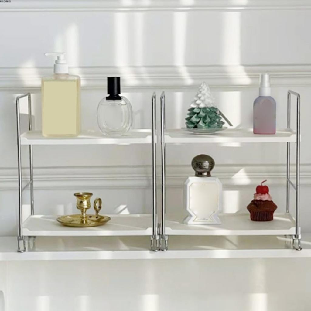 Настольная подставка-органайзер для макияжа PP Кованое желе Съемный Легкий доступ Органайзер для специй для