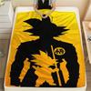 Фланелевое одеяло с принтом персонажей Dragon Ball, Высококачественное, Удобное для всех сезонов, Декор для дома, Тепло и уют, Идеально для рождественских подарков