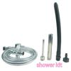 Multi Function Enema Kit System Cleaning Shower Head Hose Nozzle Tip T-adapter Syringe Plug