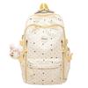 Polar Dot Print Backpack Women's Large Capacity Backpack Student Schoolbag